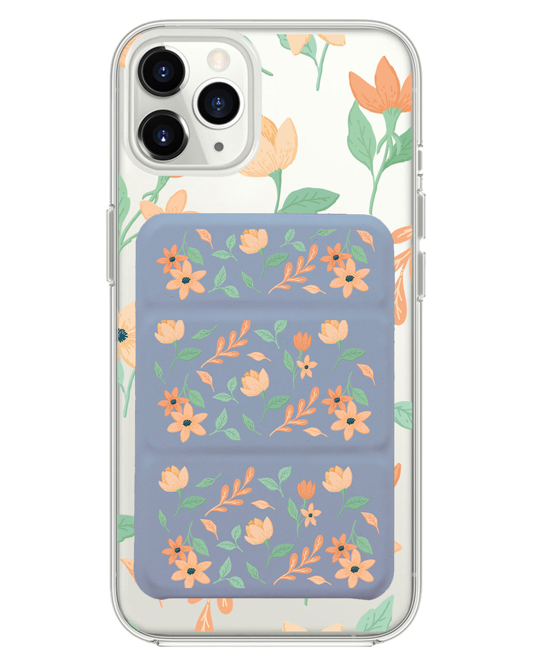 iPhone Magnetic Trifold Wallet Case - Birth Flower 4.0