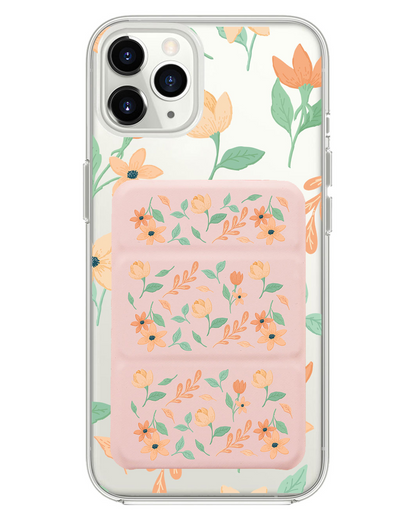 iPhone Magnetic Trifold Wallet Case - Birth Flower 4.0