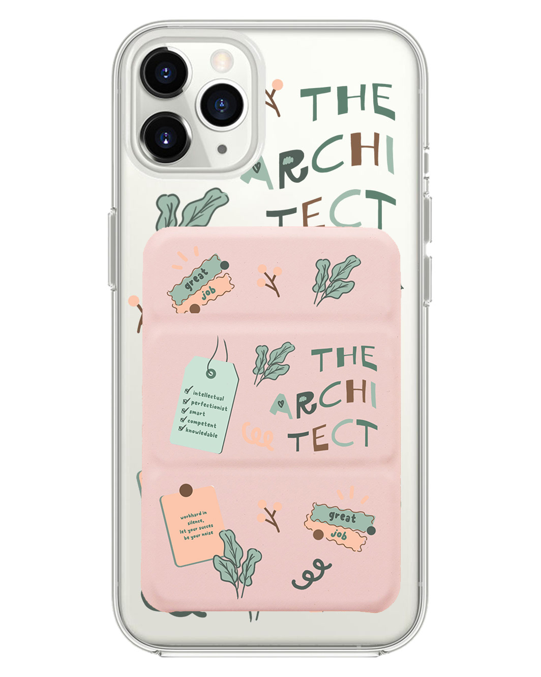 iPhone Magnetic Trifold Wallet Case - INTJ