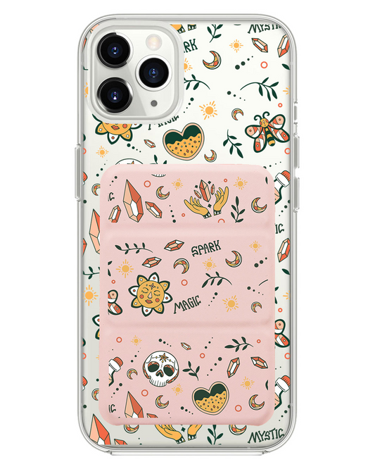 iPhone Magnetic Trifold Wallet Case - Mystic