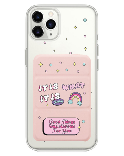 iPhone Magnetic Trifold Wallet Case - Its is What it is Baby
