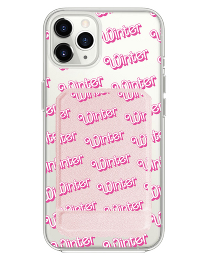 iPhone Magnetic Multifold Wallet - Barbie Monogram