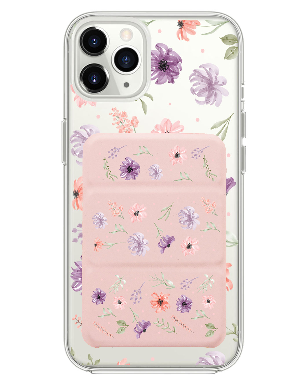 iPhone Magnetic Trifold Wallet Case - Botanical Garden 3.0