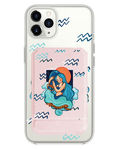 iPhone Magnetic Multifold Wallet - Aquarius