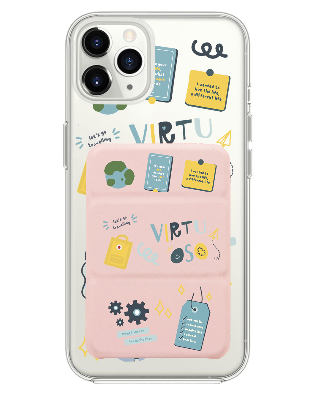 iPhone Magnetic Trifold Wallet Case - ISTP
