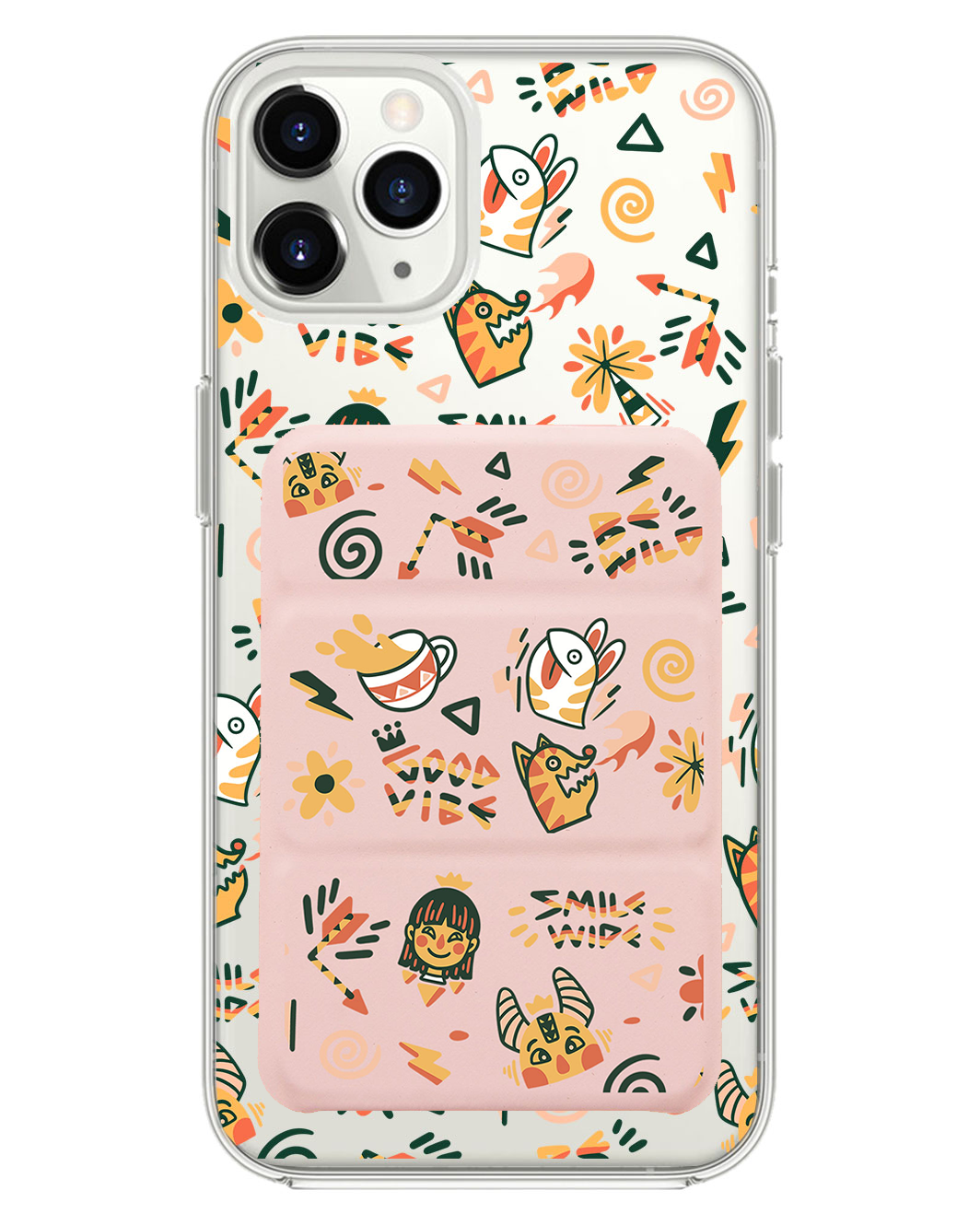iPhone Magnetic Trifold Wallet Case - Wild & Free
