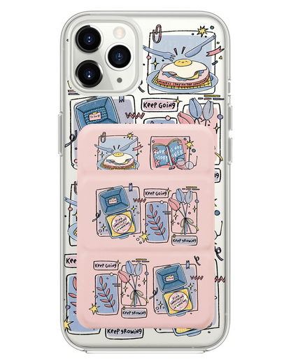 iPhone Magnetic Trifold Wallet Case - Grow