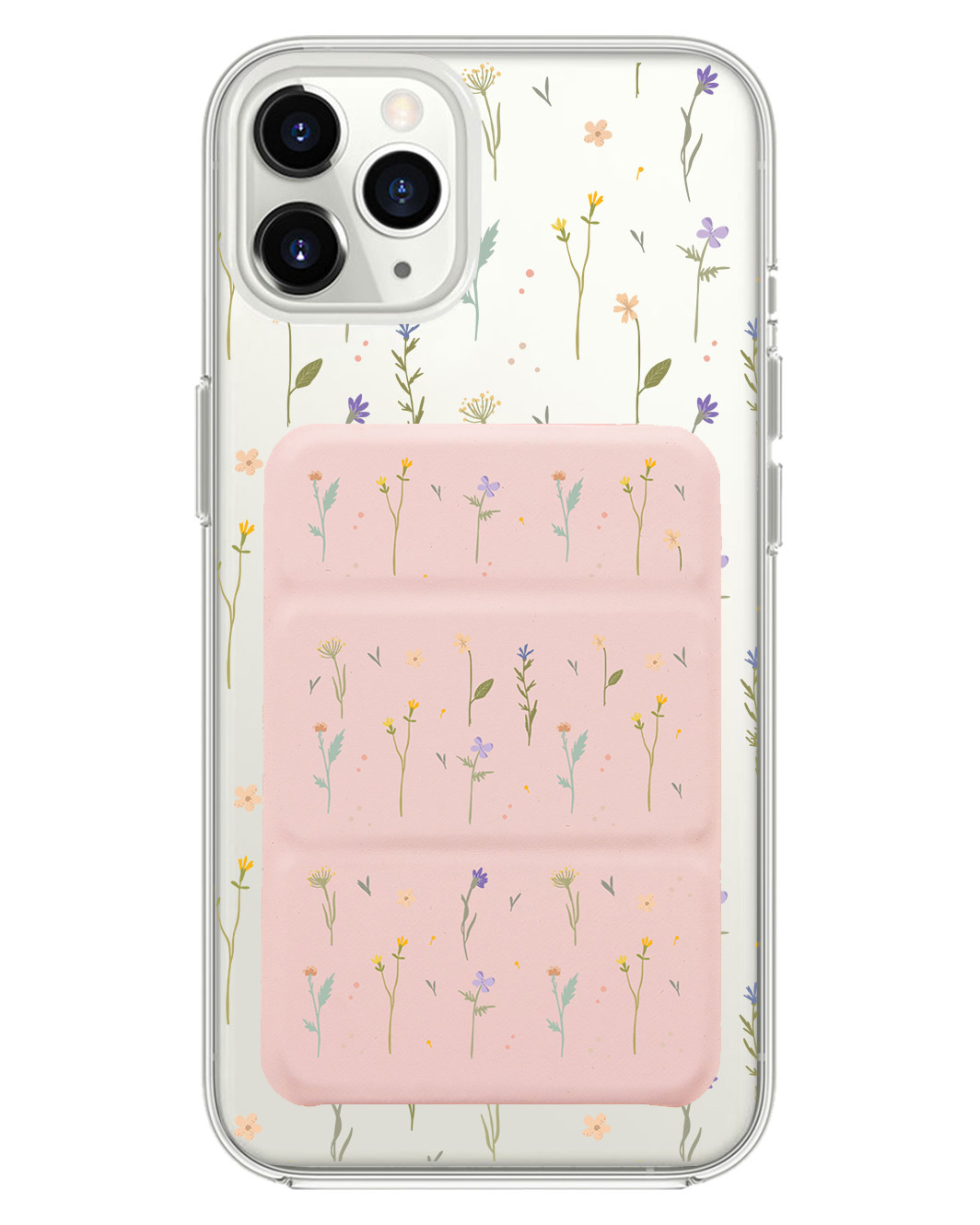iPhone Magnetic Trifold Wallet Case - Botanical Garden 2.0