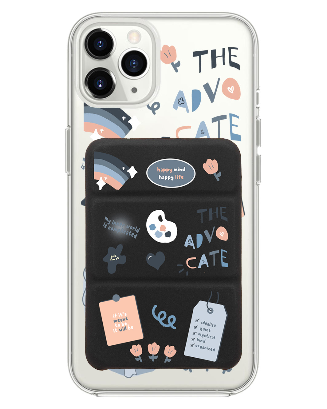 iPhone Magnetic Trifold Wallet Case - INFJ
