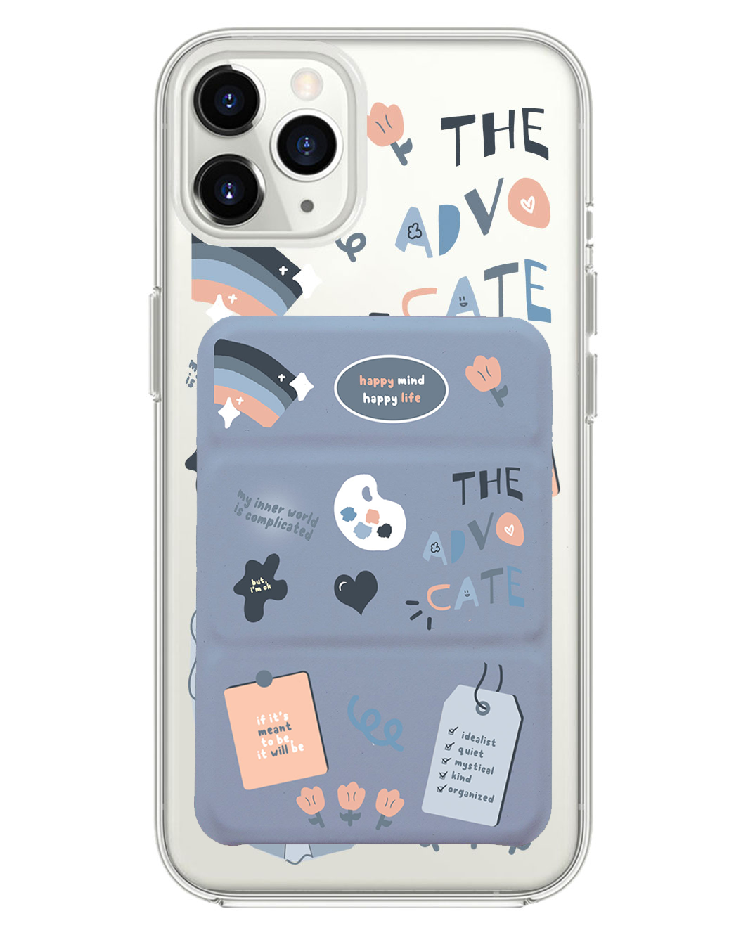 iPhone Magnetic Trifold Wallet Case - INFJ