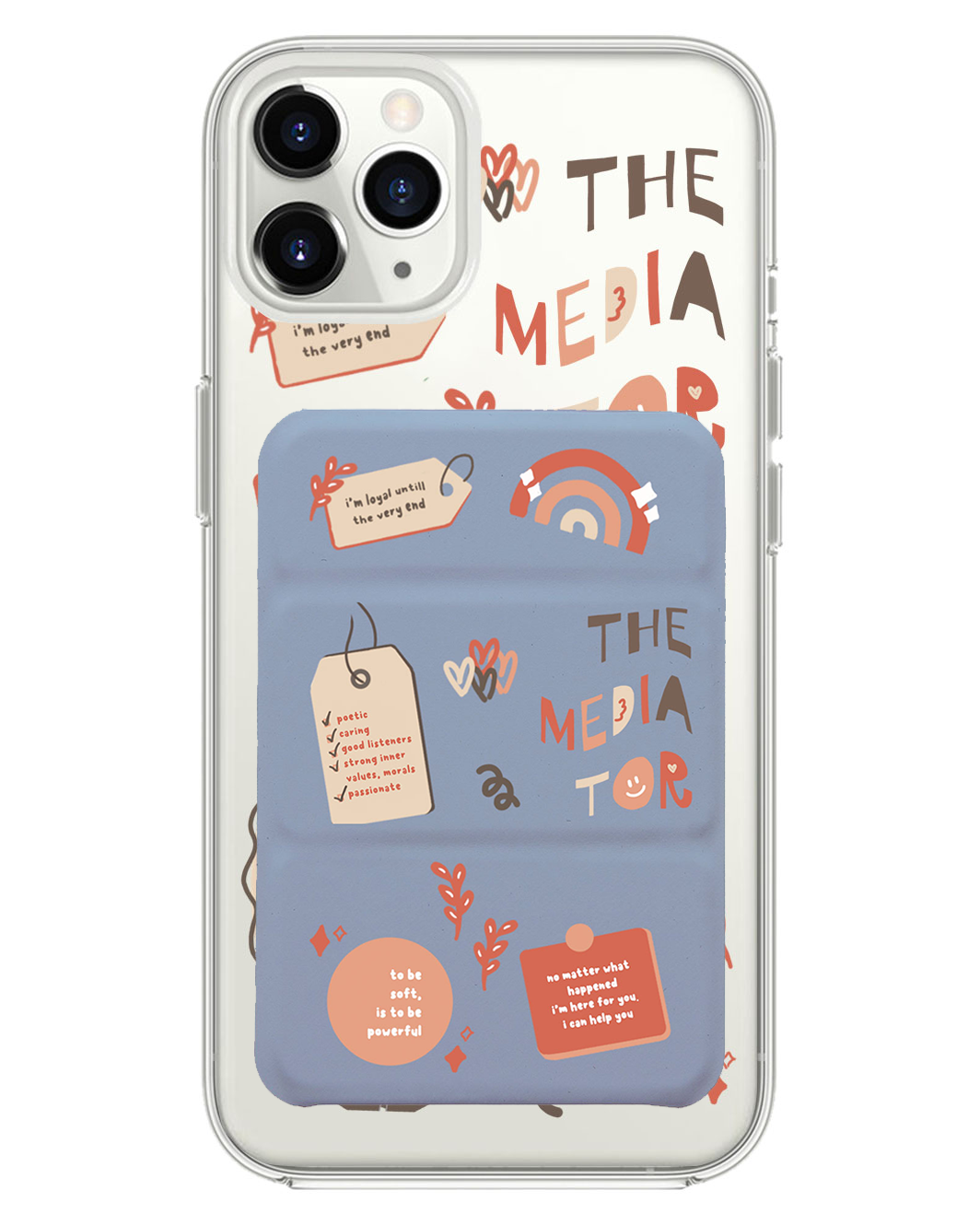 iPhone Magnetic Trifold Wallet Case - INFP
