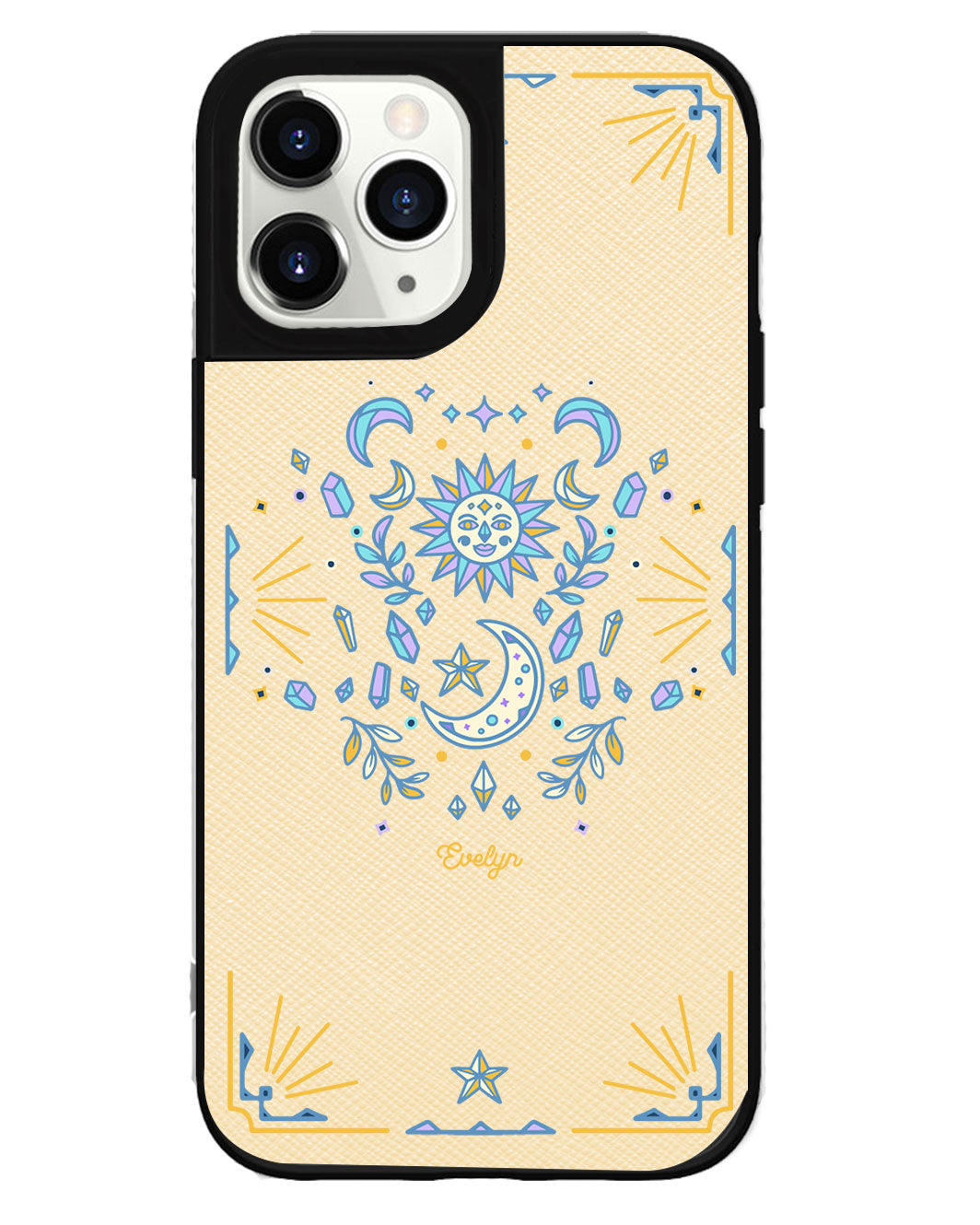 iPhone Leather Grip Case - Cosmic Dream