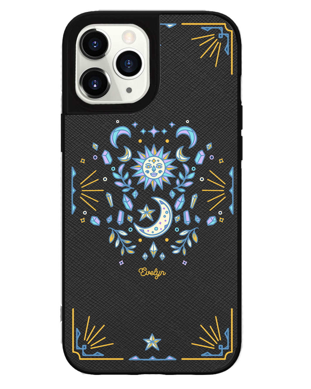 iPhone Leather Grip Case - Cosmic Dream