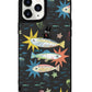 iPhone Leather Grip Case - The Fish Surfer