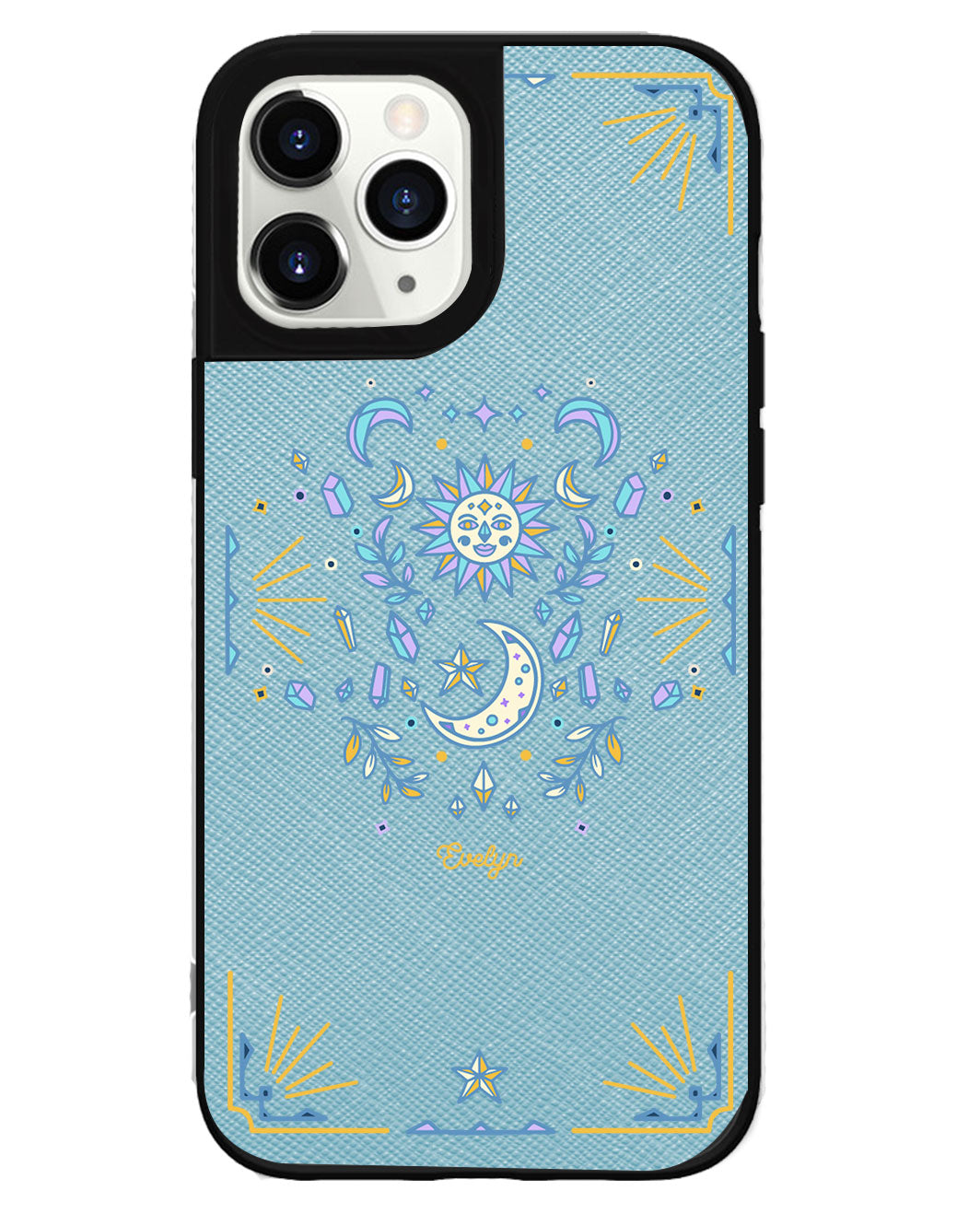 iPhone Leather Grip Case - Cosmic Dream