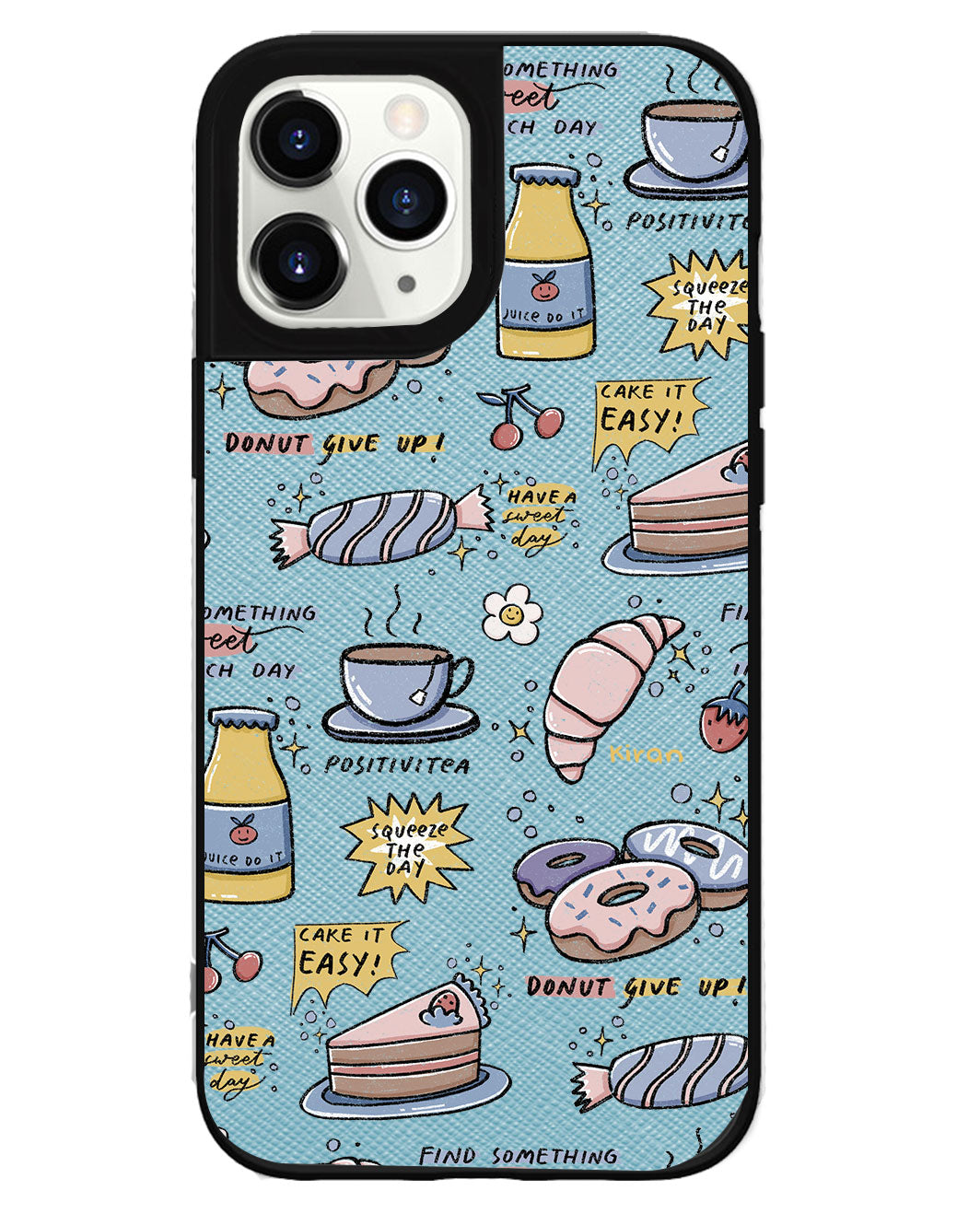 iPhone Leather Grip Case - Sweets