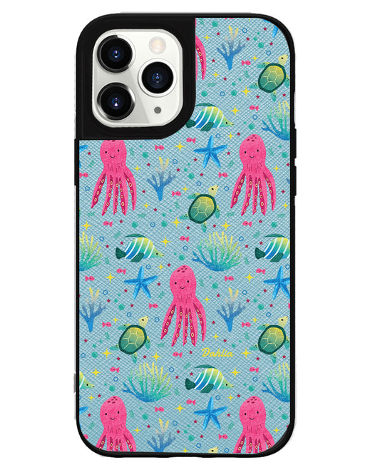 iPhone Leather Grip Case - Underwater Dreams 2.0