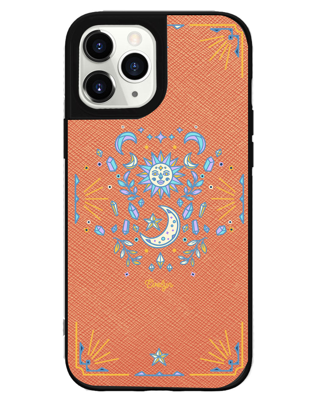 iPhone Leather Grip Case - Cosmic Dream