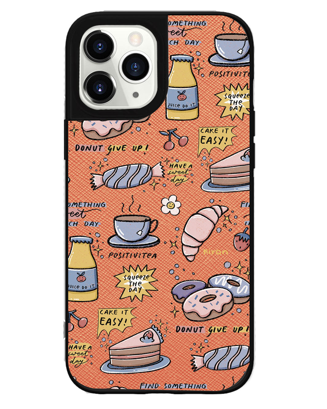 iPhone Leather Grip Case - Sweets