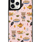 iPhone Leather Grip Case - Cooking Cat