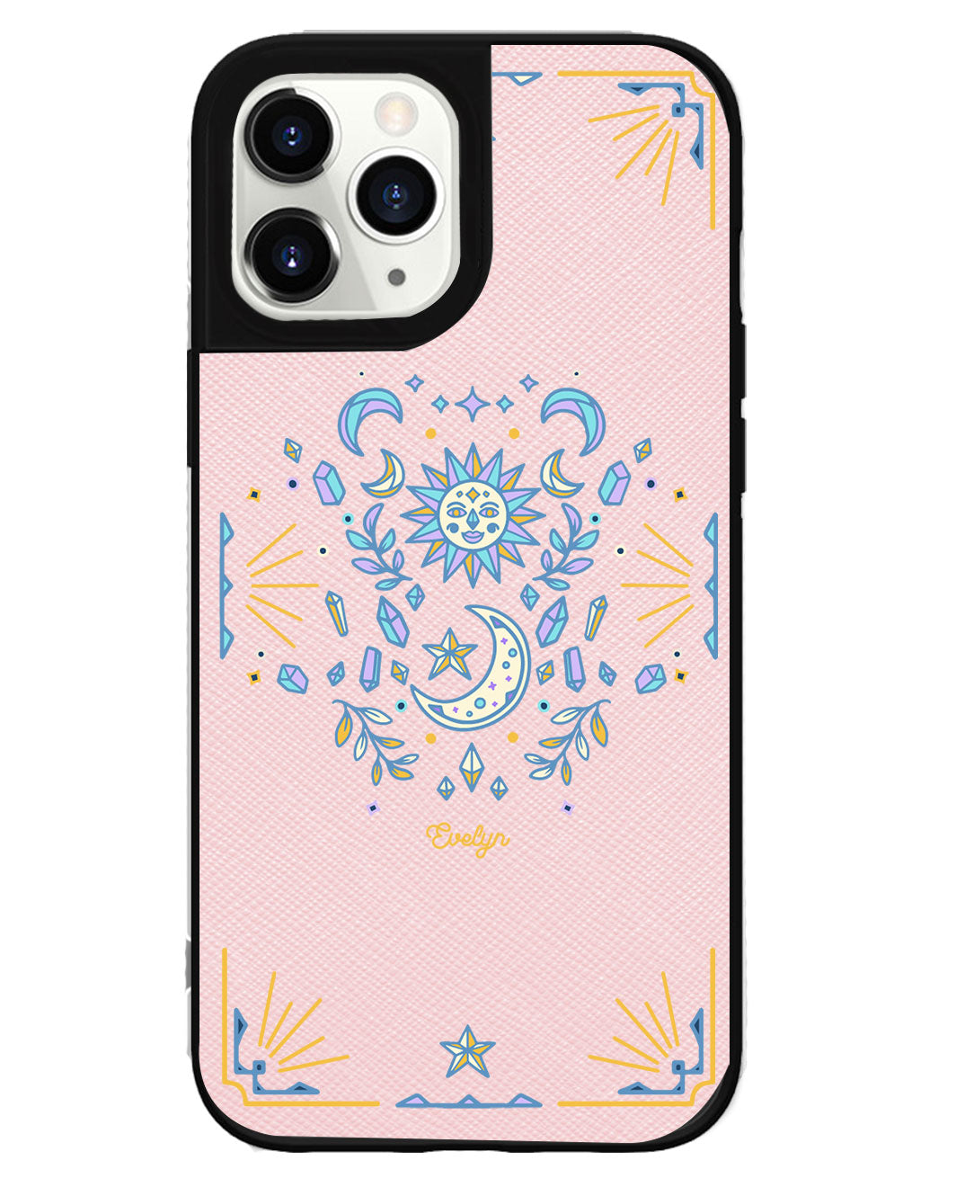 iPhone Leather Grip Case - Cosmic Dream