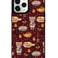 iPhone Leather Grip Case - Cooking Cat