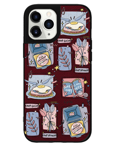 iPhone Leather Grip - Grow (Sunnysidearteu)