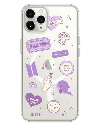Magsafe Case - BTS Sticker Pack