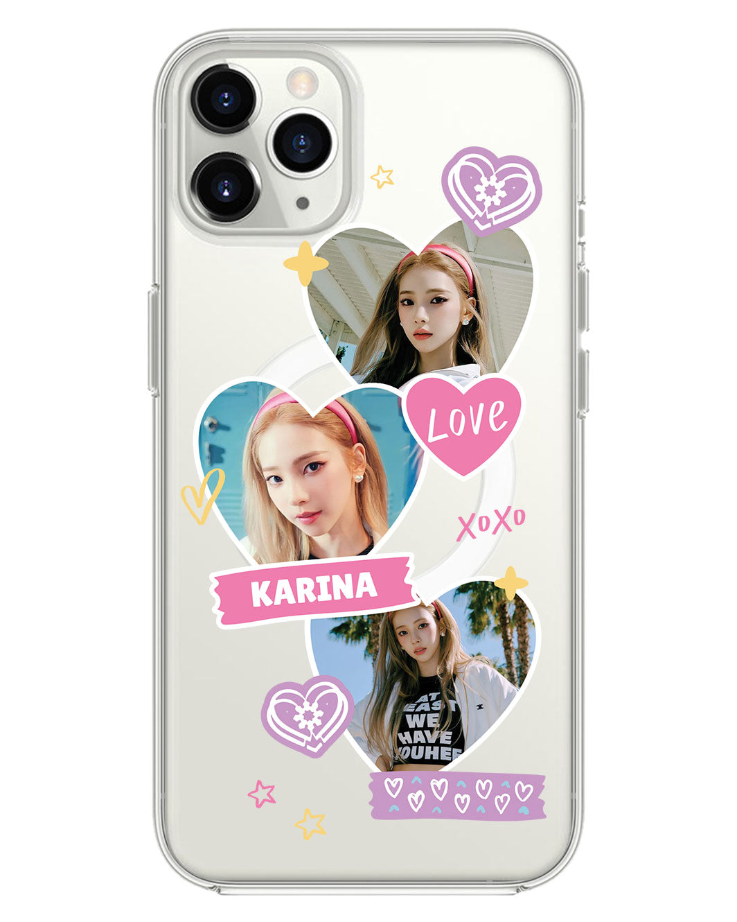 iPhone Rearguard Hybrid - Face Grid Love