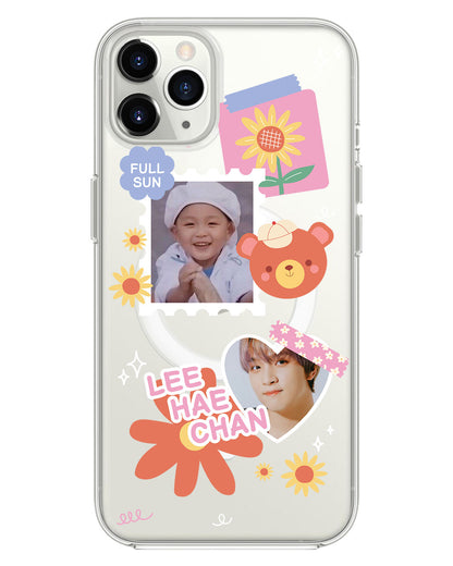 iPhone Rearguard Hybrid - Face Grid Sunflower