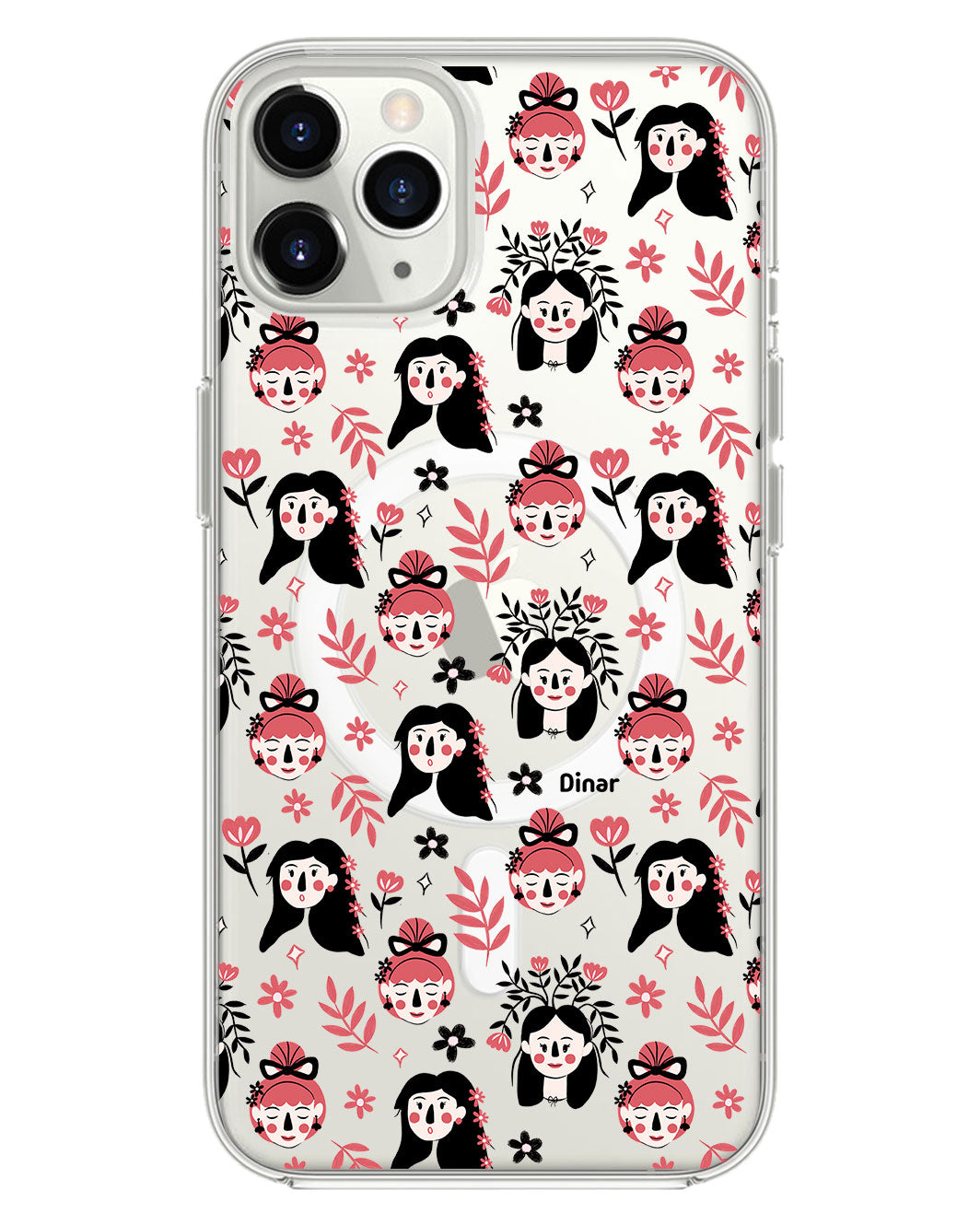 Magsafe Case - Flowery Faces