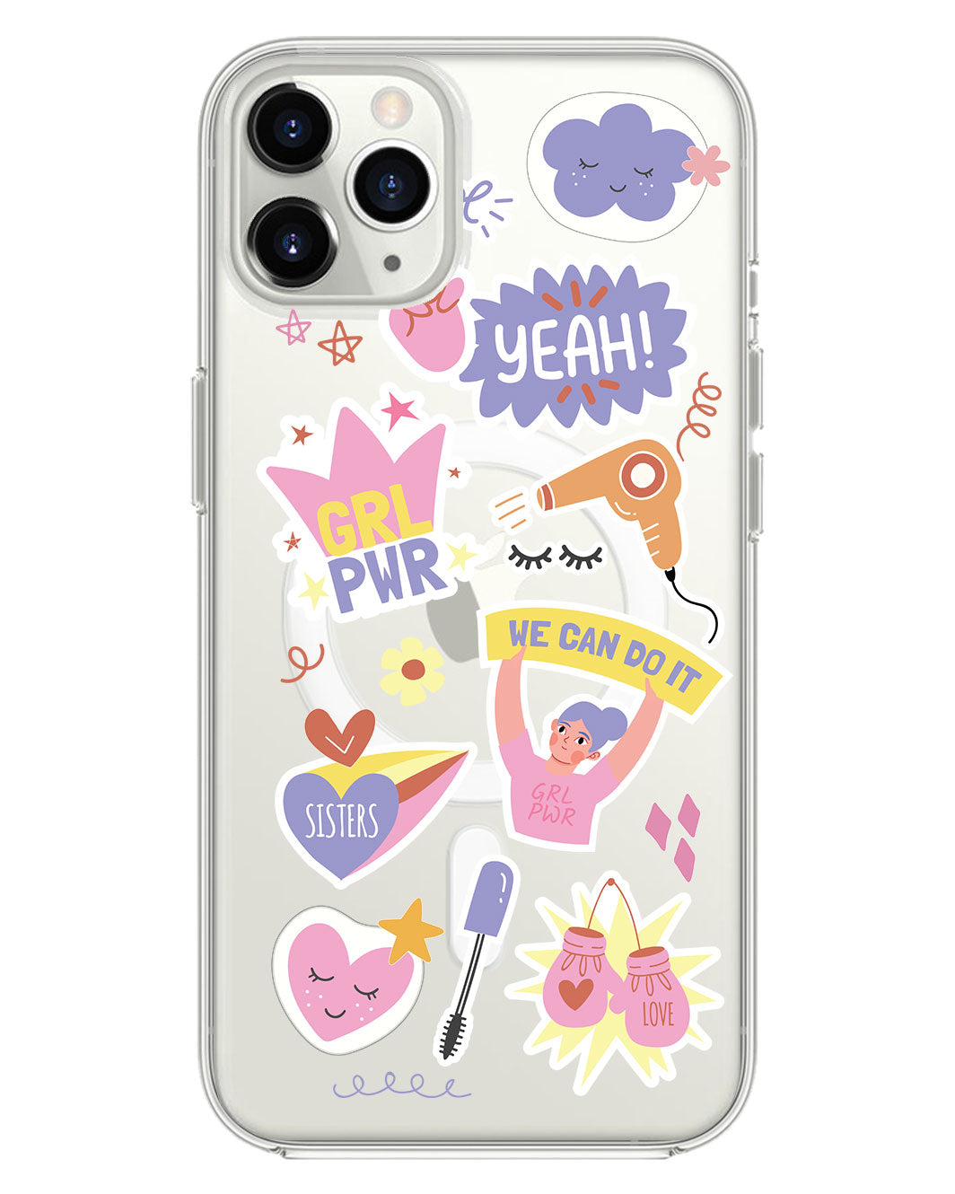 iPhone Rearguard Hybrid - Girl Power Sticker Pack