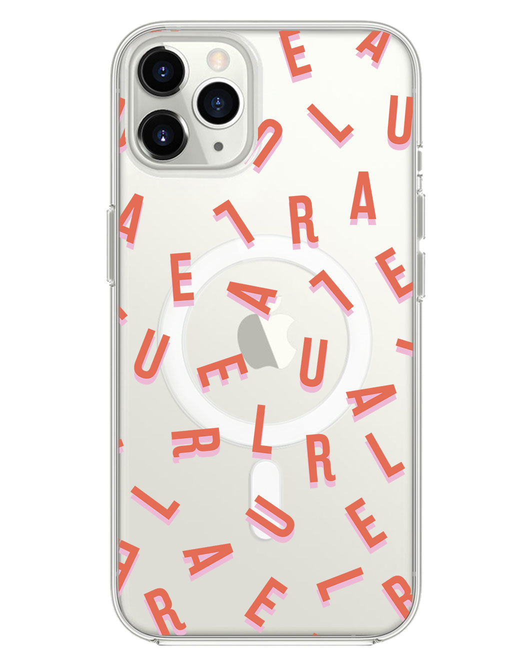 iPhone Rearguard Hybrid - CUSTOM Monogram 1.0 Coral