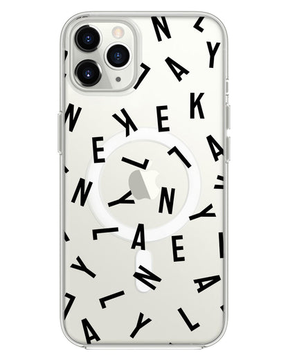 iPhone Rearguard Hybrid - CUSTOM MONOGRAM 1.0 Noir