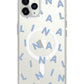 iPhone Rearguard Hybrid - CUSTOM Monogram 2.0 Pastel Blue