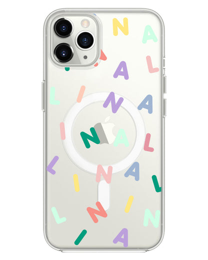 iPhone Rearguard Hybrid - CUSTOM MONOGRAM 2.0 Rainbow