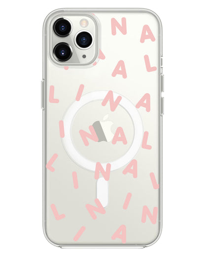 iPhone Rearguard Hybrid - CUSTOM Monogram 2.0 Rosewater