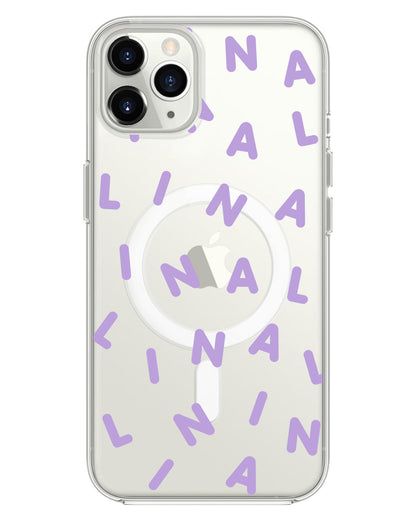iPhone Rearguard Hybrid - CUSTOM Monogram 2.0 Lilac