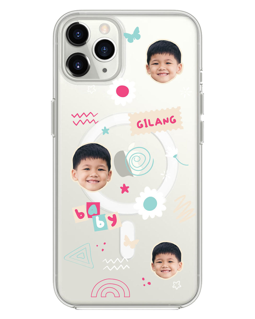 Magsafe Case - Face Grid Abstract