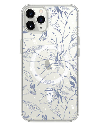 iPhone Rearguard Hybrid - Sketchy Flower & Butterfly 2.0