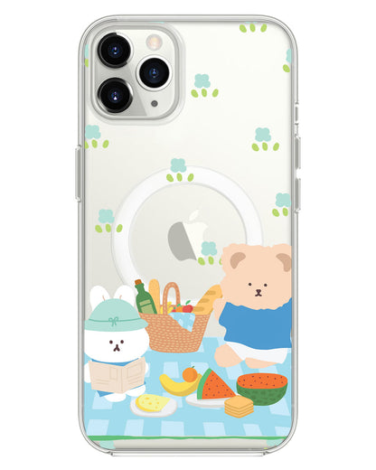 iPhone Rearguard Hybrid - Picnic Bear Blue