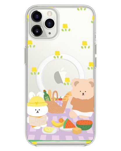 iPhone Rearguard Hybrid - Picnic Bear Lilac
