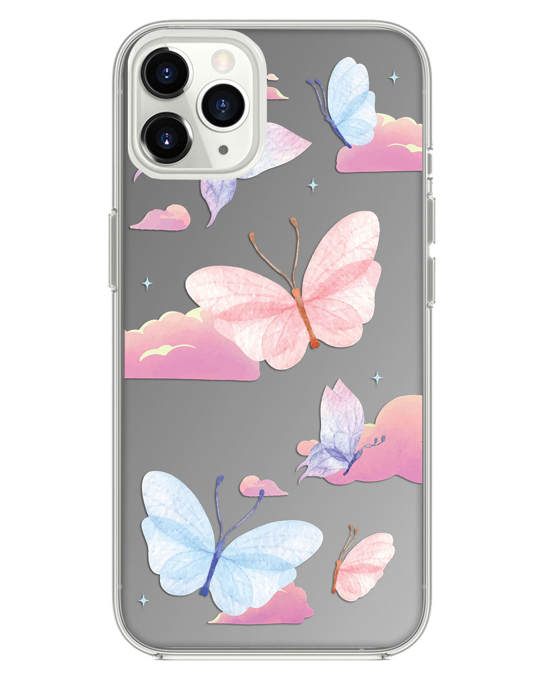 iPhone Mirror Grip -  Butterfly & Clouds