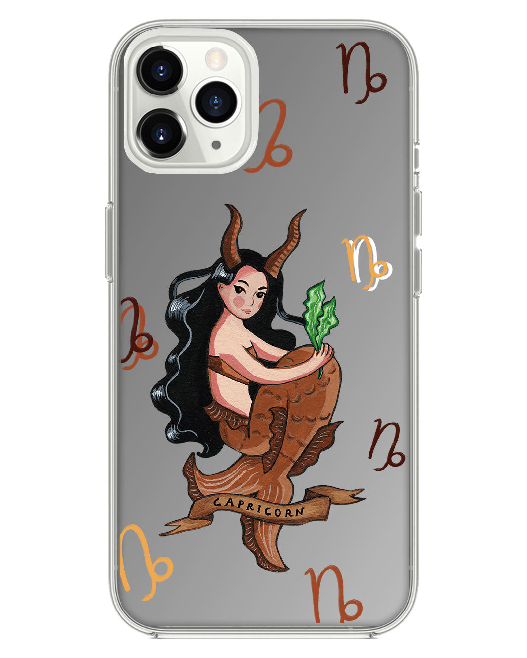 iPhone Mirror Grip Case - Capricorn