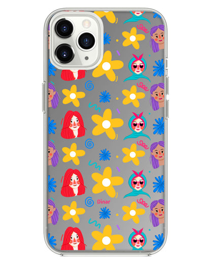 iPhone Mirror Grip - Daisy Faces