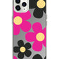 iPhone Mirror Grip Case - Daisy Hot Pink