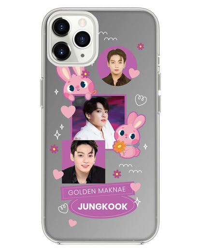 iPhone Mirror Grip -  Face Grid Bunny