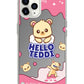 iPhone Mirror Grip Case - Hello Teddy 2.0