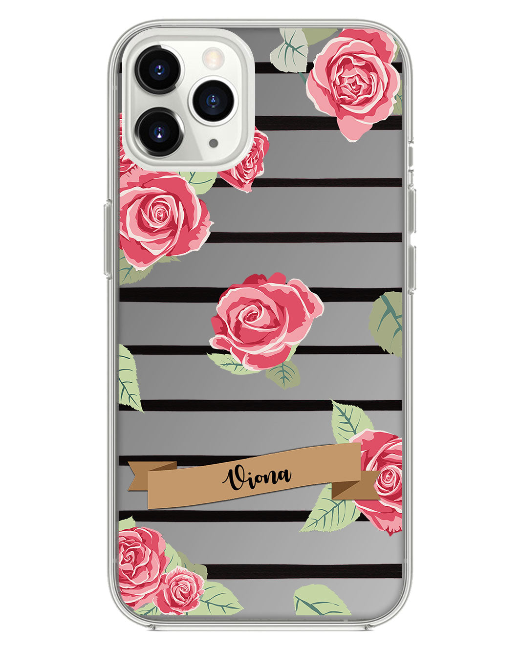 iPhone Mirror Grip Case - Rose