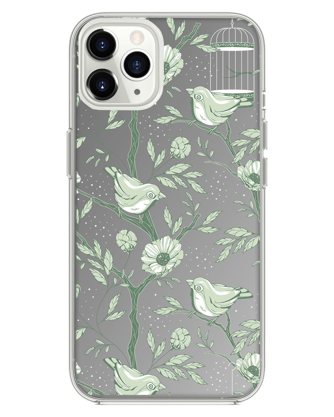 iPhone Mirror Grip Case - Lovebird Monochrome 4.0